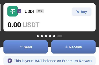 Ammer Wallet send and receive